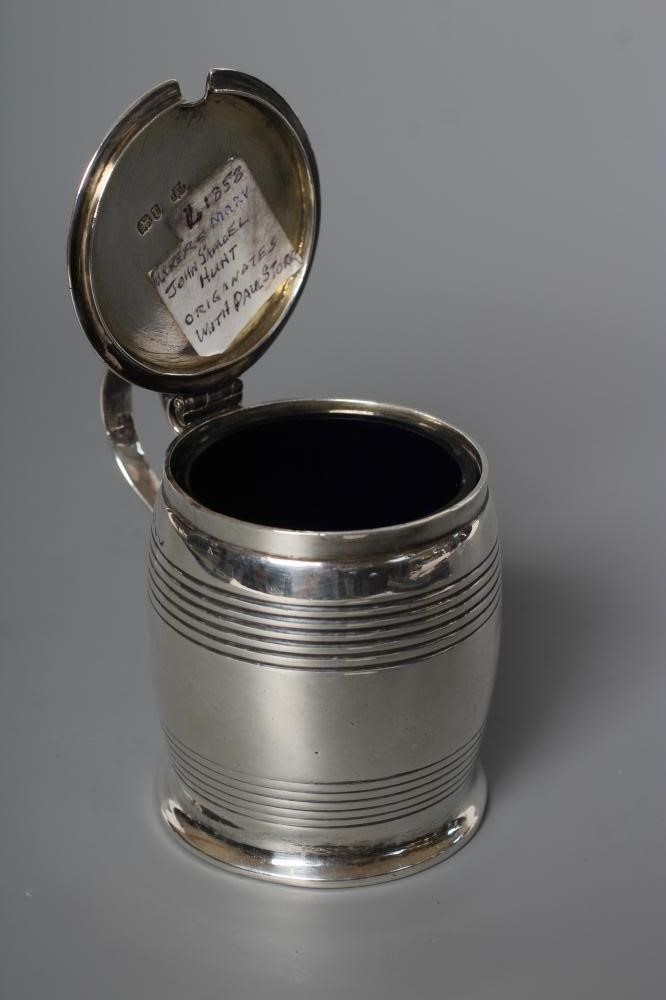 A VICTORIAN SILVER OFFICER'S MUSTARD Image
