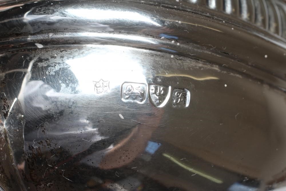 AN EDWARDIAN SILVER TEAPOT Image