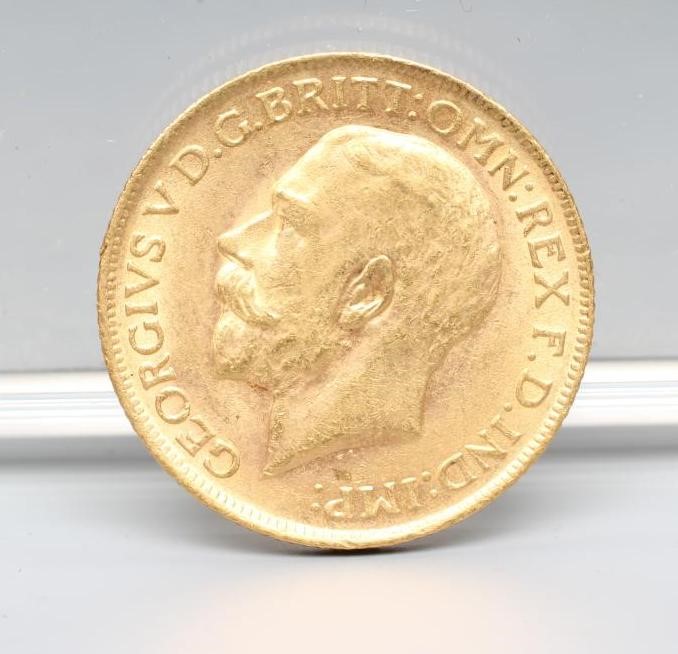 A GEORGE V SOVEREIGN, 1911, 8g (Est. plus 20% premium) Image
