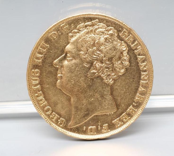 A GEORGE IV DOUBLE SOVEREIGN, 1823, 15.8g (Est. plus 20% premium) Image