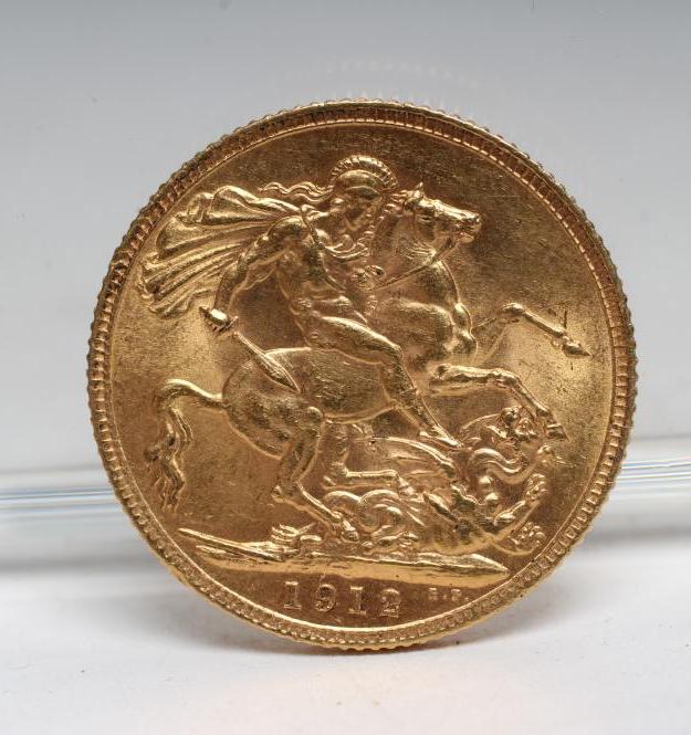 A GEORGE V SOVEREIGN, 1912, 8g (Est. plus 20% premium) Image