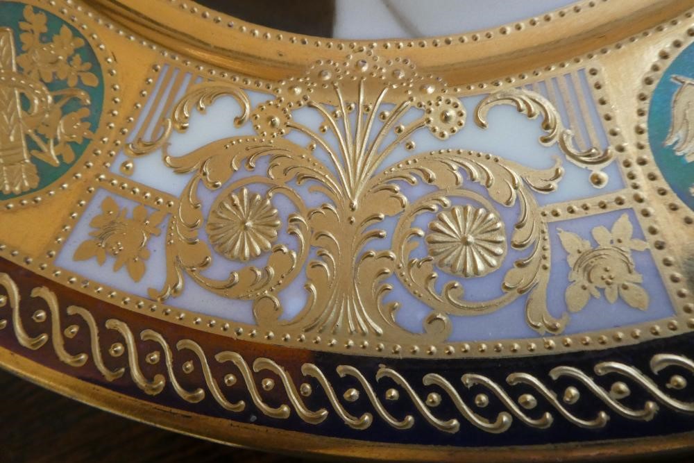 A PAIR OF ROSENTHAL PORCELAIN CABINET PLATES Image