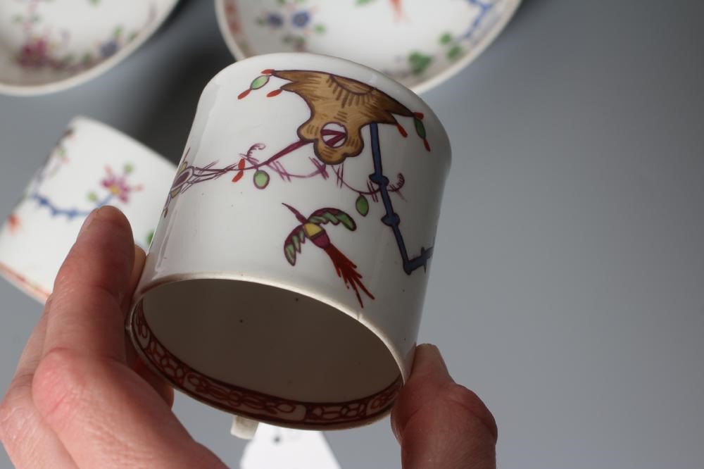 TWO MARCOLINI MEISSEN PORCELAIN CANS AND SAUCERS Image