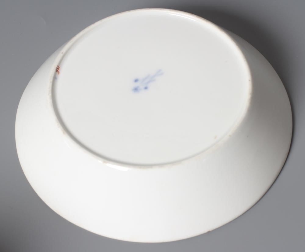 TWO MARCOLINI MEISSEN PORCELAIN CANS AND SAUCERS Image