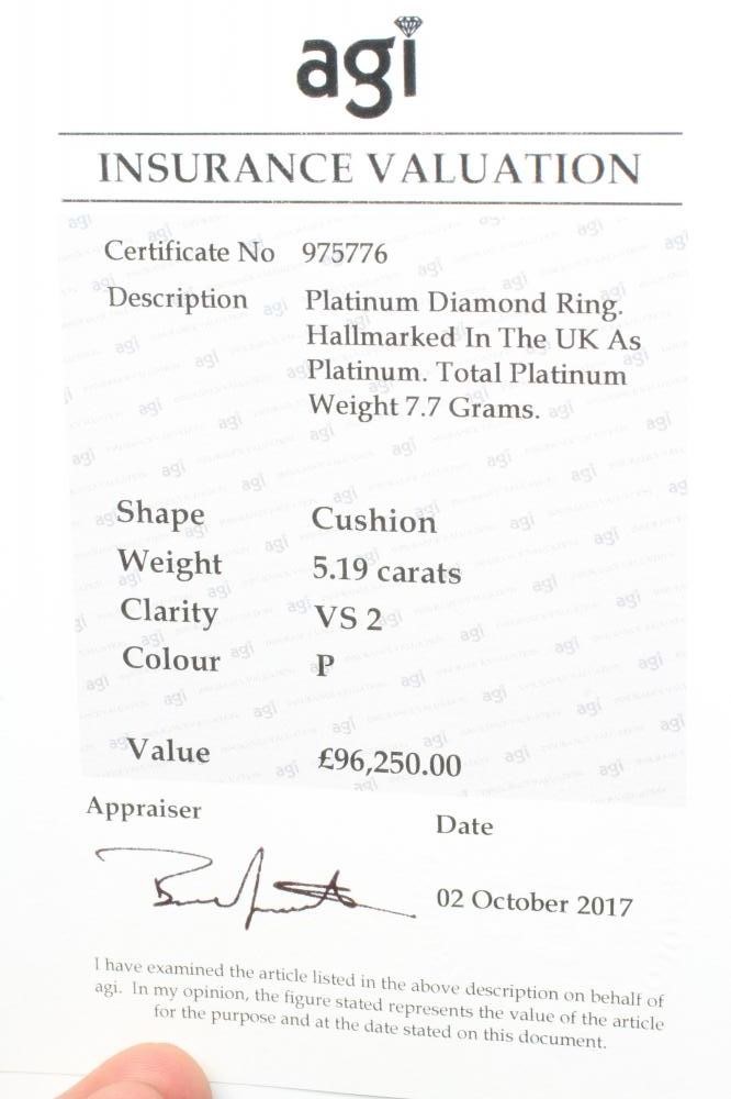 A SOLITAIRE DIAMOND RING Image