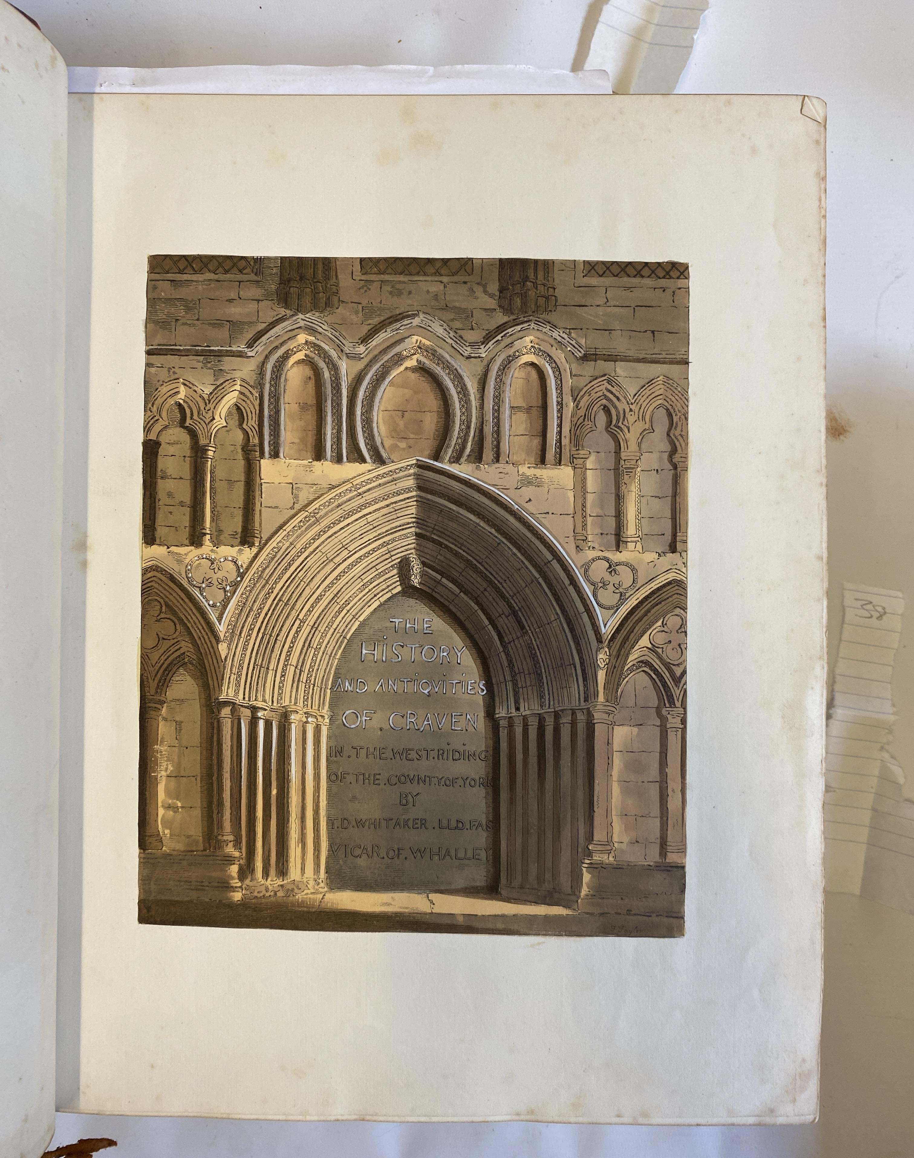 HISTORY AND ANTIQUITIES OF THE DEANERY OF CRAVEN IN THE WEST RIDING Image