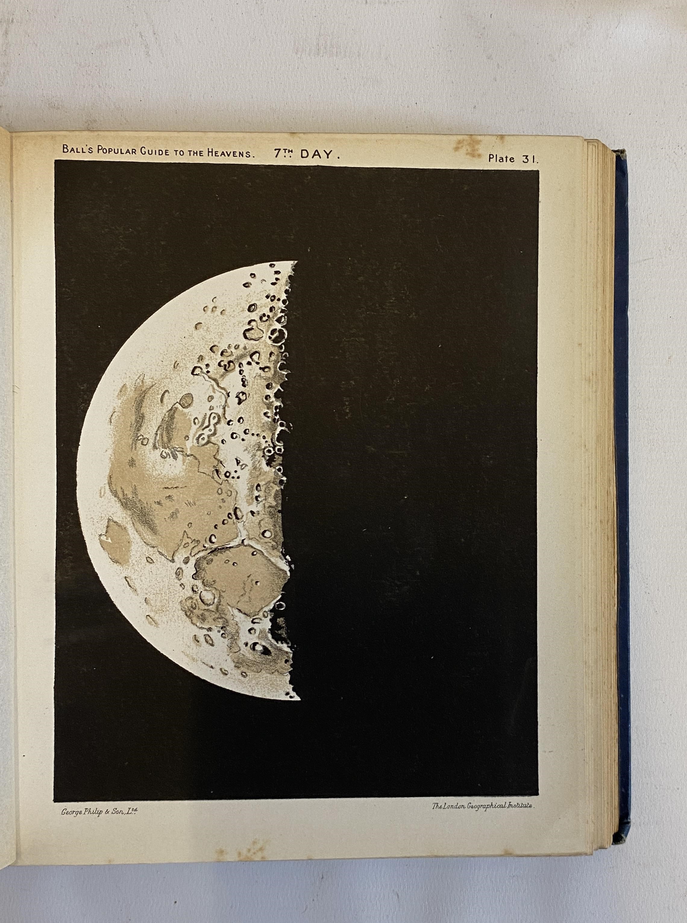 A POPULAR GUIDE TO THE HEAVENS, 1905, George Philip and Son, publishers decorative cloth; Image