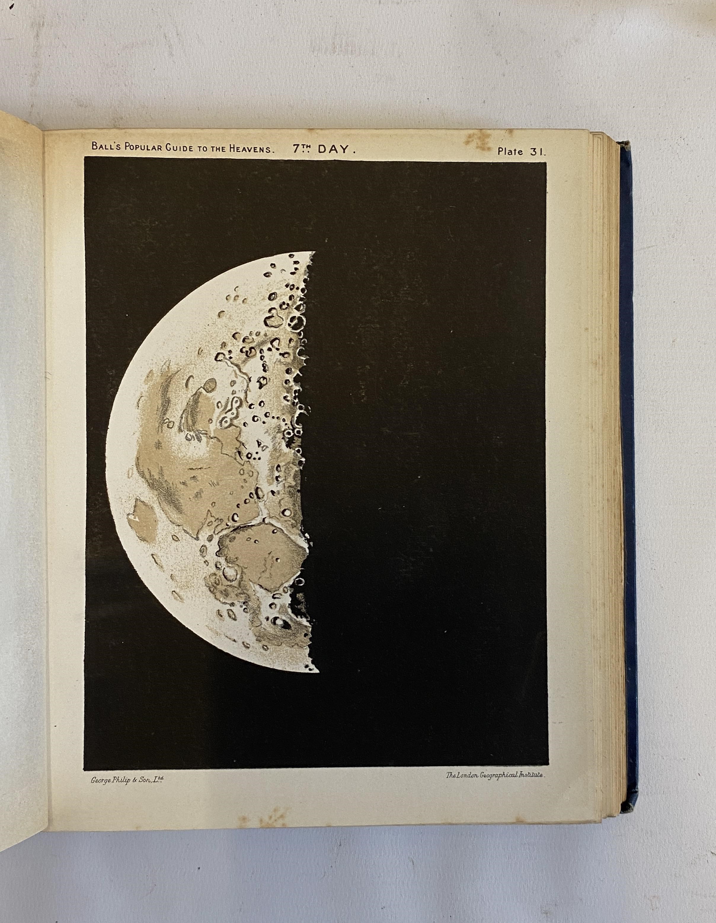 A POPULAR GUIDE TO THE HEAVENS, 1905, George Philip and Son, publishers decorative cloth; Image