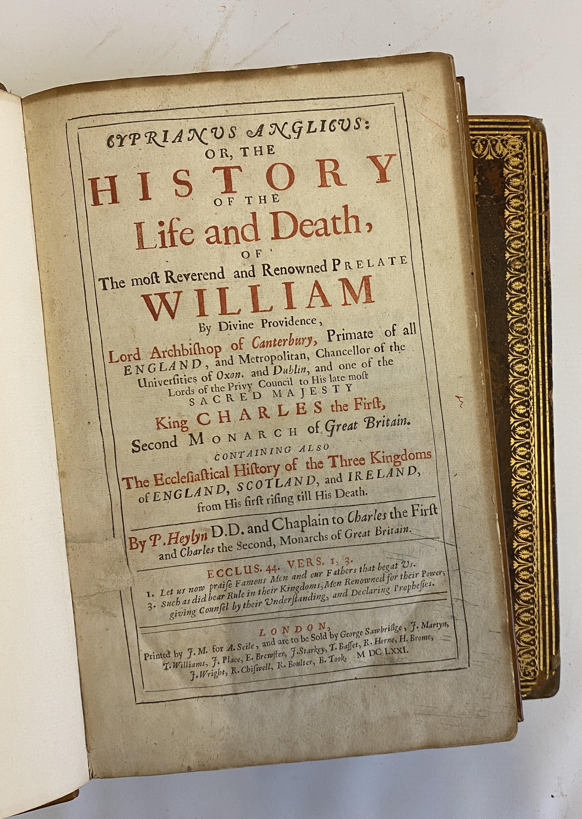 THE HISTORY OF THE LIFE AND DEATH OF  WILLIAM Image