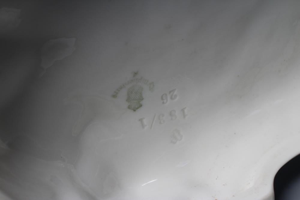 A LARGE NYMPHENBURG BLANC-DE-CHINE PORCELAIN "FRANKENTHAL HUNT" PORCELAIN FIGURE GROUP Image