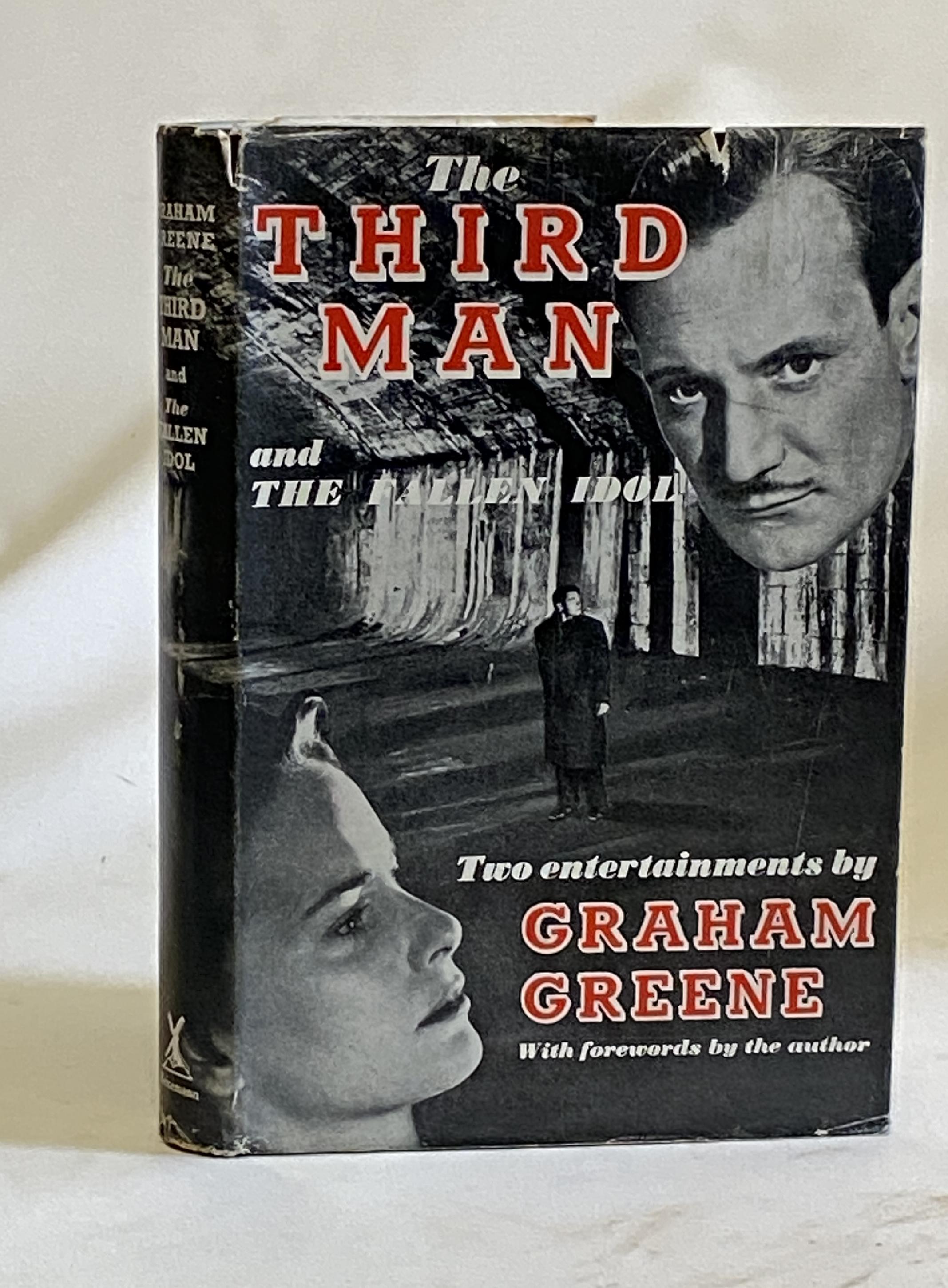 THE THIRD MAN AND THE FALLEN IDOL, Graham Greene, 1950, William Heinemann, 1st, near fine in a very Image