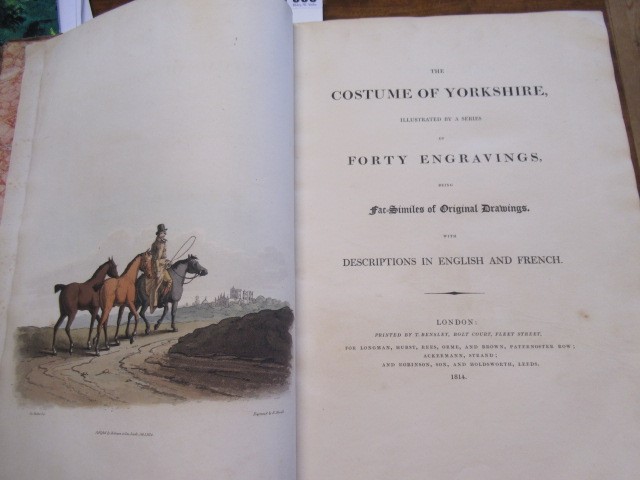 THE COSTUME OF YORKSHIRE ILLUSTRATED BY A SERIES OF FORTY ENGRAVINGS COSTUMES DU COMTE DYORK Image