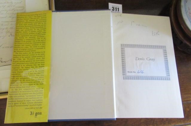 THE MAKING OF THE ENGLISH WORKING CLASS, E P Thompson, 1963, Victor Gollancz, 1st edition, a fine Image