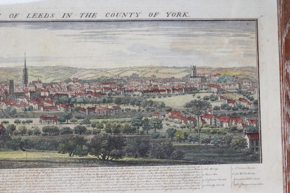 SAMUEL & NATHANIAL BUCK (17/18th century) "The South-East Prospect of Leeds in the County of York", Image