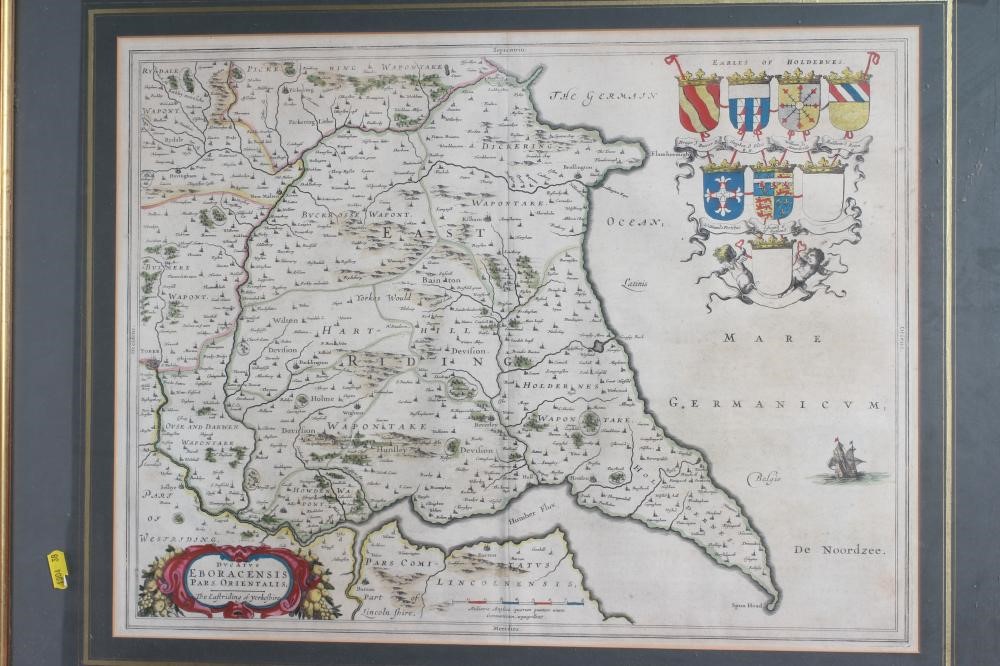 JOHANNES BLAEU (1650-1712) "EBORACENSIS" Image