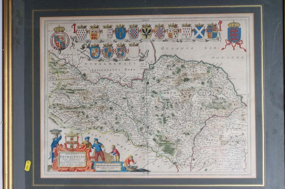 JOHANNES BLAEU (1650-1712) "EBORACENSIS" Image