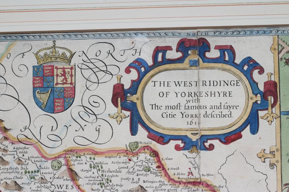 JOHN SPEED (1552-1629) The West Riding of Yorkshire Image