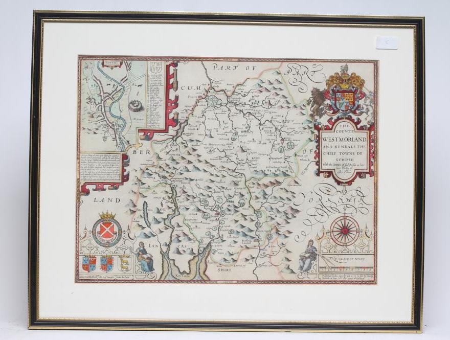 JOHN SPEED (1552-1629) Westmorland Image