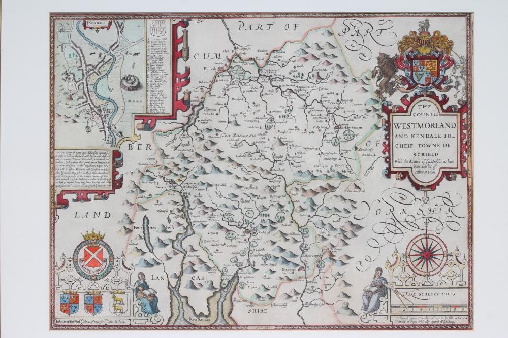 JOHN SPEED (1552-1629) Westmorland Image