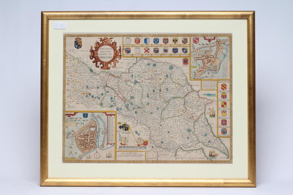 JOHN SPEED (1552-1629) The North and East Ridings of Yorkshire Image