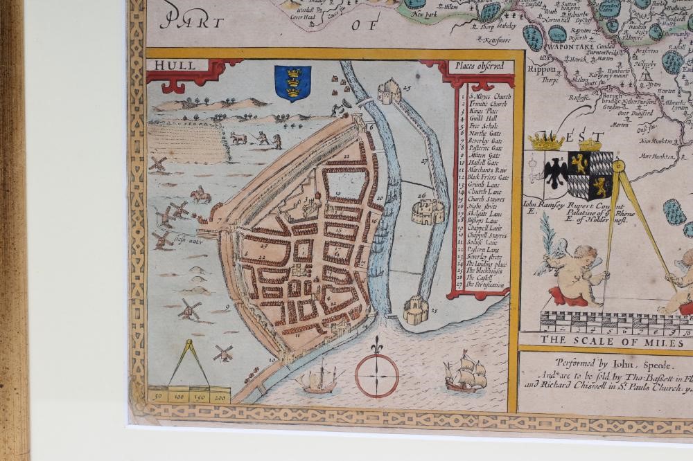 JOHN SPEED (1552-1629) The North and East Ridings of Yorkshire Image