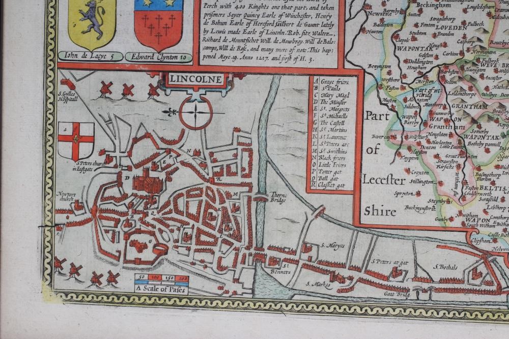 JOHN SPEED (1552-1629) Lincolnshire Image