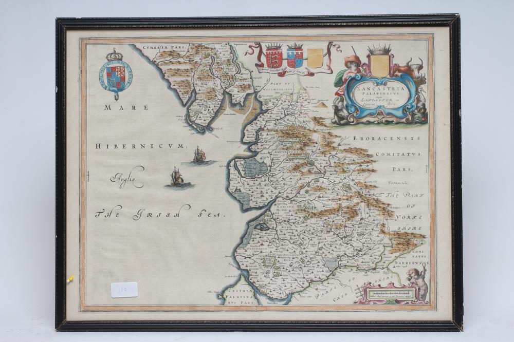 JOHANNES BLAEU (1650-1712) "Lancastria" Image