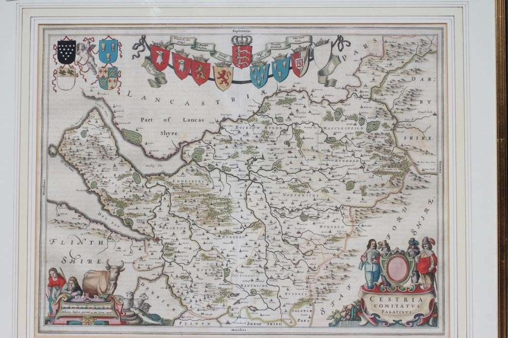 JOHANNES BLAEU (1650-1712) Cheshire Image