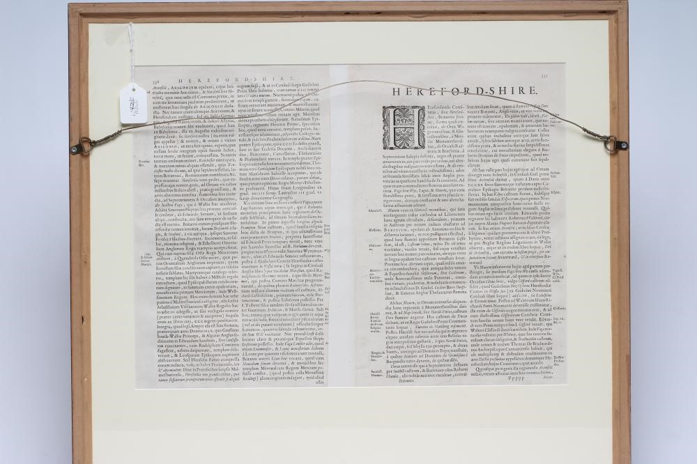 JOHANNES BLAEU (1650-1712) Herefordshire Image