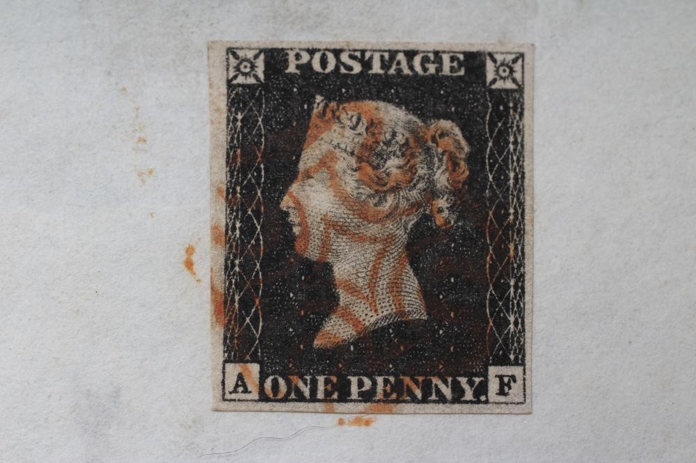 PENNY BLACK on cover, AF, tied by Red MX (Est. plus 24% premium inc. VAT) Image