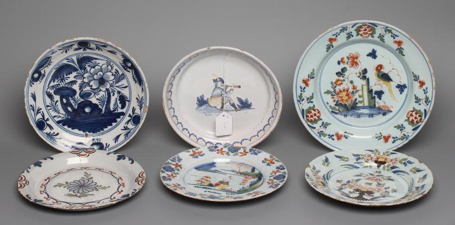 AN ENGLISH DELFT PLATE Image