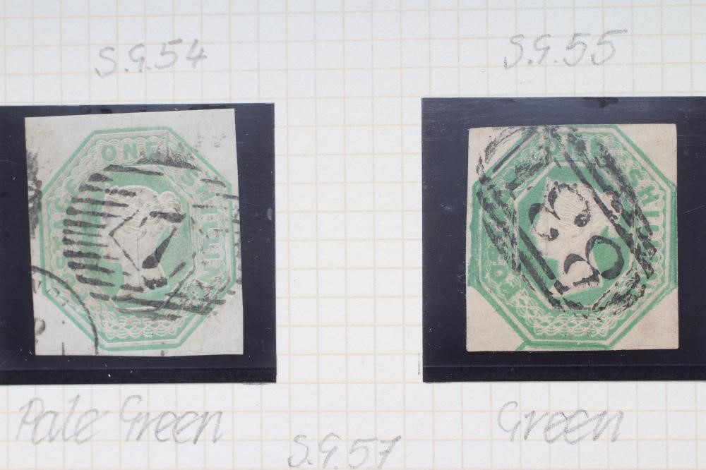 1847-54 EMBOSSED STAMPS, variable margins (Est. plus 24% premium inc. VAT) Image