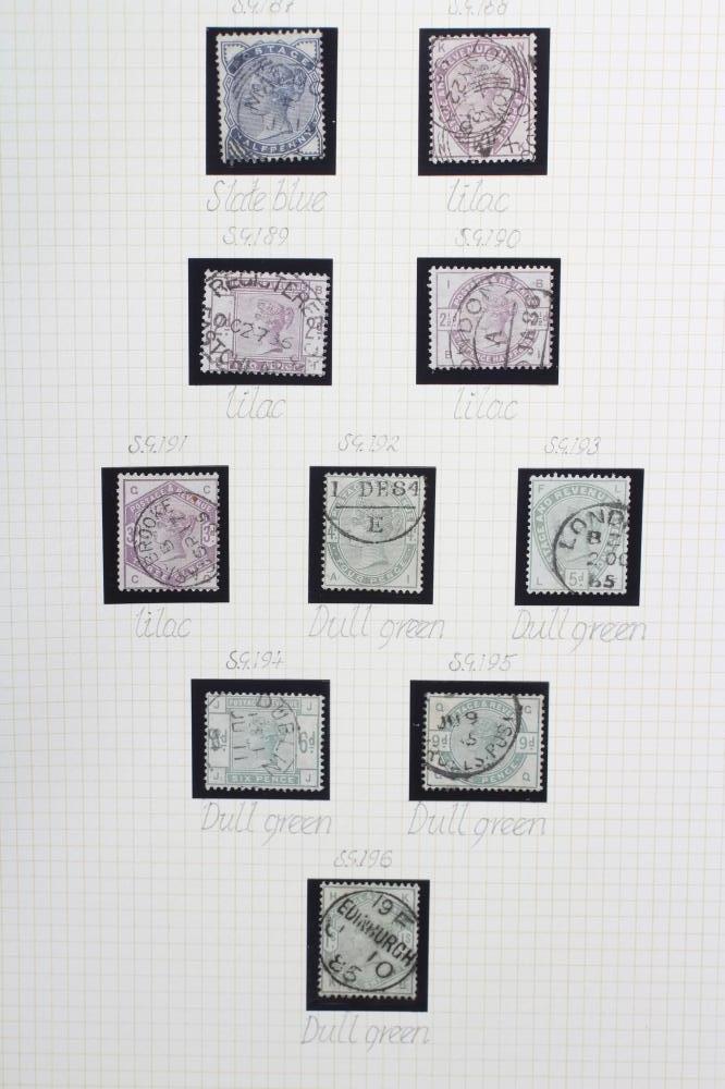COMPLETE SET OF 1883/84 LILAC AND GREENS, Good Colour (Est. plus 24% premium inc. VAT) Image