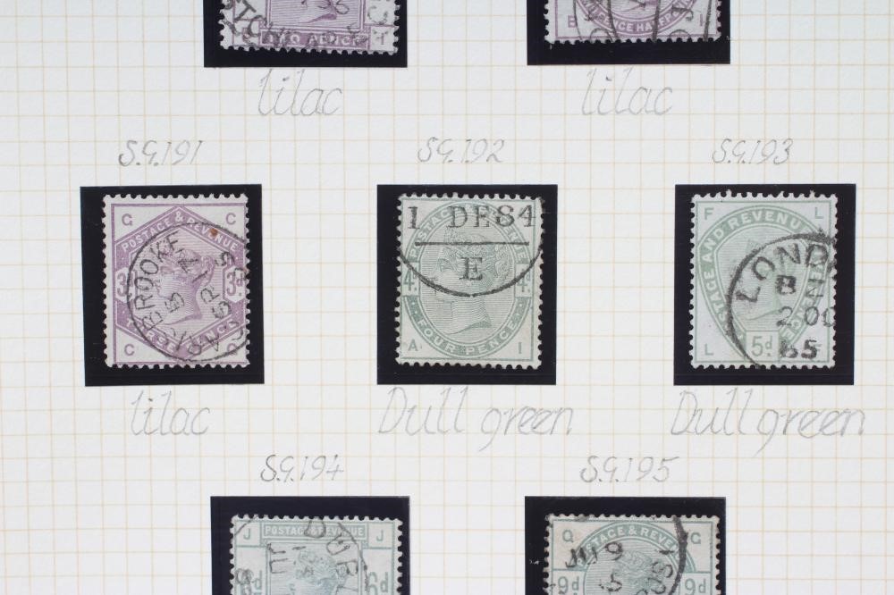COMPLETE SET OF 1883/84 LILAC AND GREENS, Good Colour (Est. plus 24% premium inc. VAT) Image