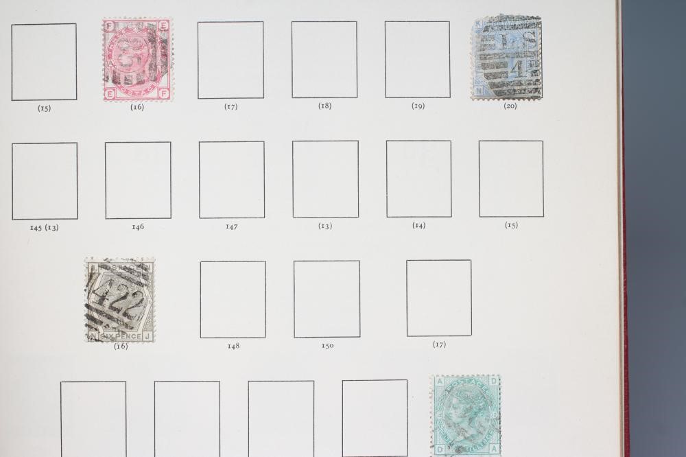 WINDSOR ALBUM FROM 1840, includes good range of Fine Used Surface Printed & £1 PUC etc (Est. plus Image