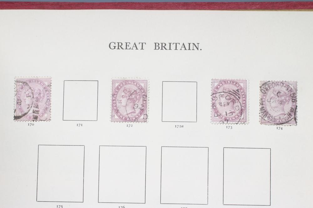 WINDSOR ALBUM FROM 1840, includes good range of Fine Used Surface Printed & £1 PUC etc (Est. plus Image