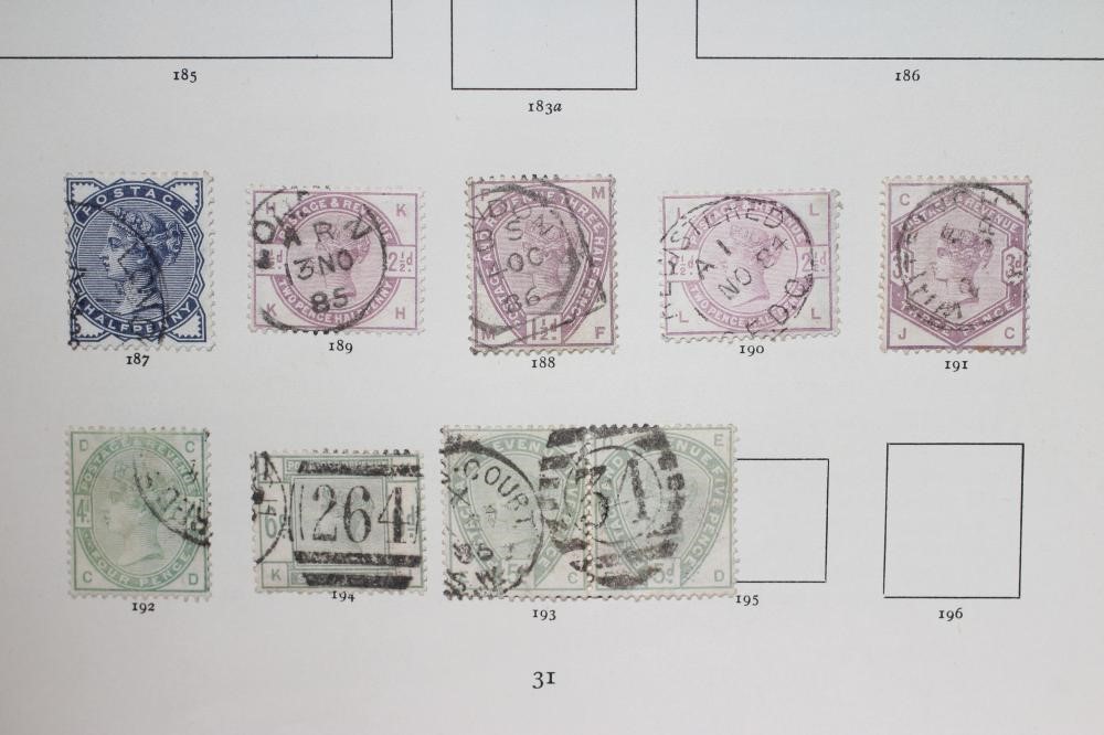 WINDSOR ALBUM FROM 1840, includes good range of Fine Used Surface Printed & £1 PUC etc (Est. plus Image