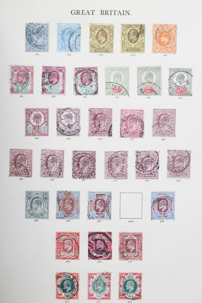 WINDSOR ALBUM FROM 1840, includes good range of Fine Used Surface Printed & £1 PUC etc (Est. plus Image