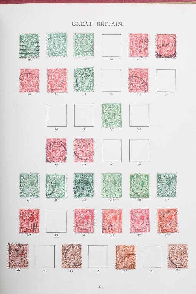 WINDSOR ALBUM FROM 1840, includes good range of Fine Used Surface Printed & £1 PUC etc (Est. plus Image