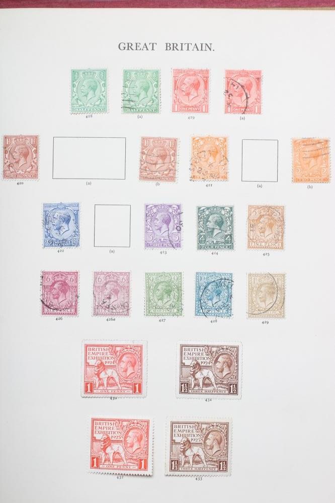 WINDSOR ALBUM FROM 1840, includes good range of Fine Used Surface Printed & £1 PUC etc (Est. plus Image