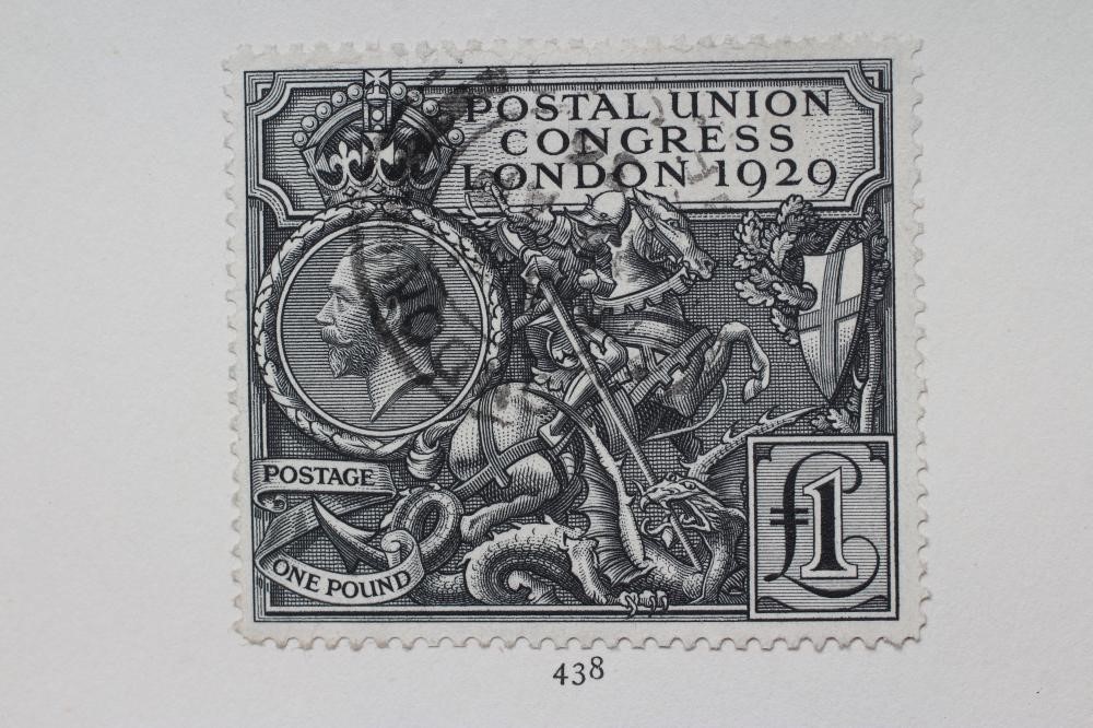 WINDSOR ALBUM FROM 1840, includes good range of Fine Used Surface Printed & £1 PUC etc (Est. plus Image