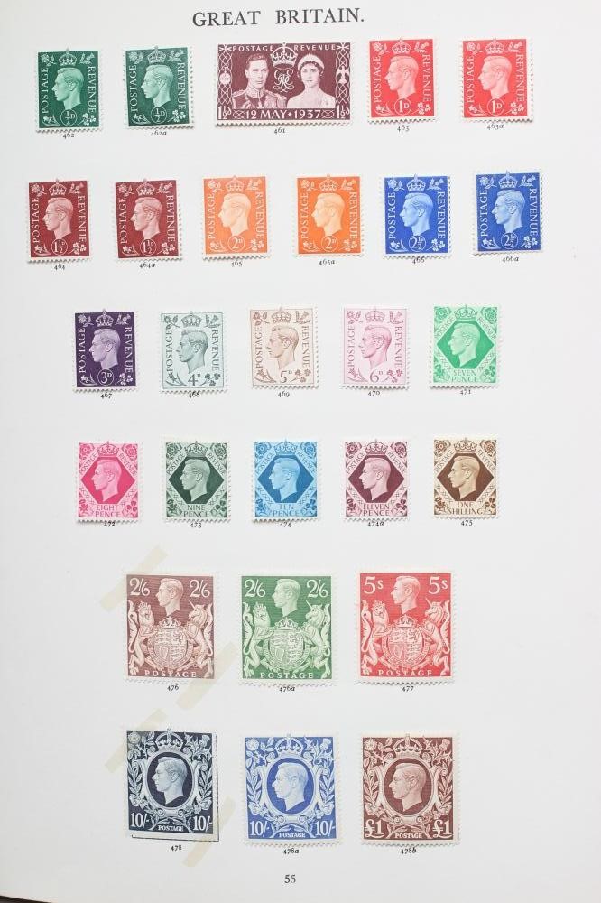 WINDSOR ALBUM FROM 1840, includes good range of Fine Used Surface Printed & £1 PUC etc (Est. plus Image