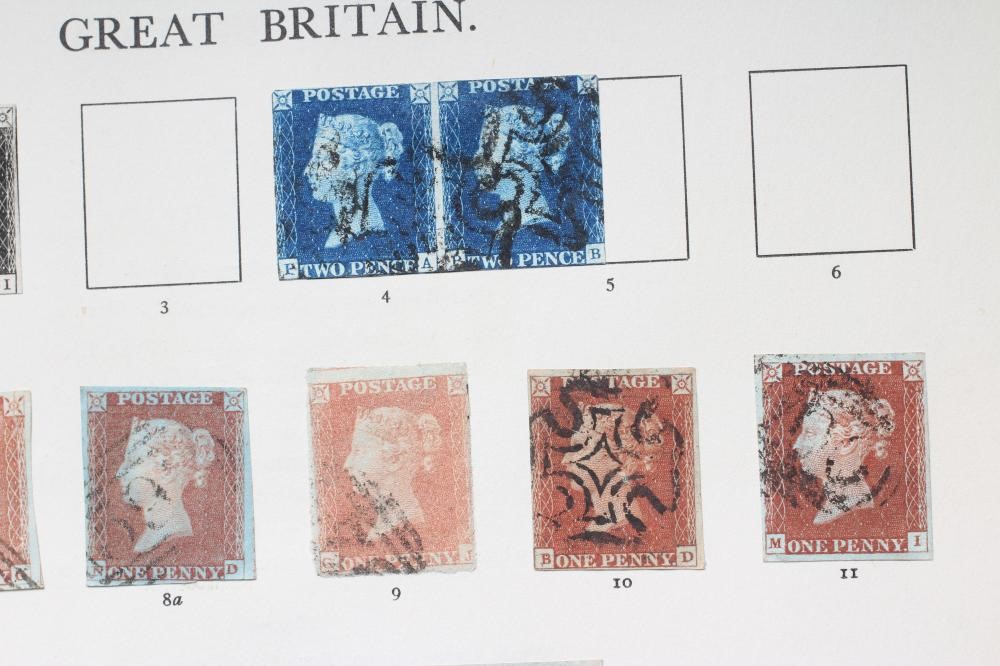 WINDSOR ALBUM FROM 1840, includes good range of Fine Used Surface Printed & £1 PUC etc (Est. plus Image