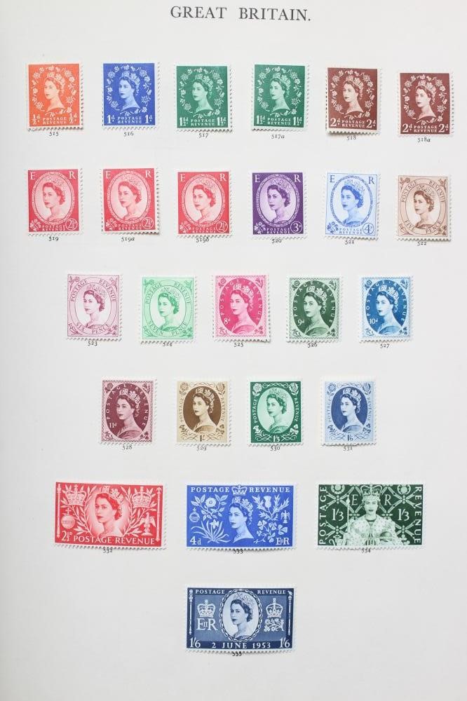 WINDSOR ALBUM FROM 1840, includes good range of Fine Used Surface Printed & £1 PUC etc (Est. plus Image