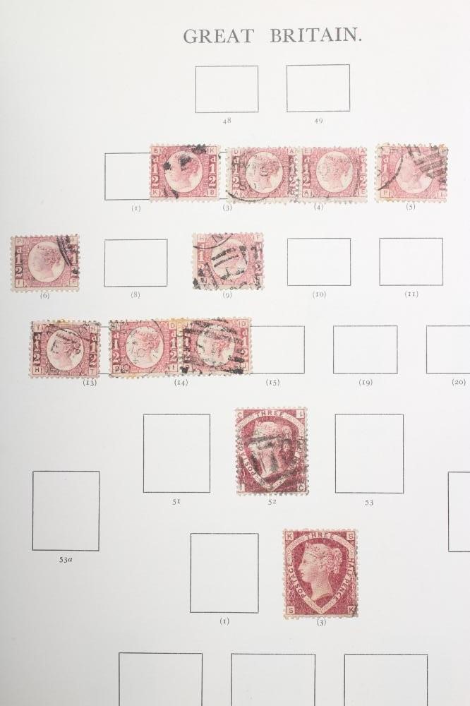 WINDSOR ALBUM FROM 1840, includes good range of Fine Used Surface Printed & £1 PUC etc (Est. plus Image