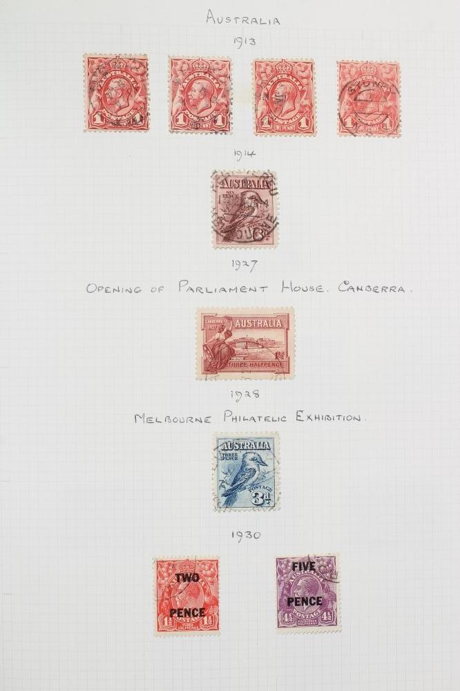 SUPERB COLLECTION OF AUSTRALIAN STAMPS, 1913-46 VALUES TO £1 AND £2, Sydney Harbour Bridge 5/= (Est. Image