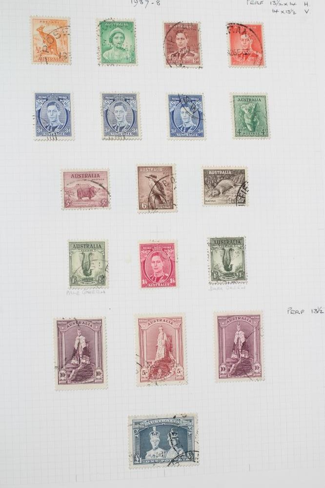 SUPERB COLLECTION OF AUSTRALIAN STAMPS, 1913-46 VALUES TO £1 AND £2, Sydney Harbour Bridge 5/= (Est. Image