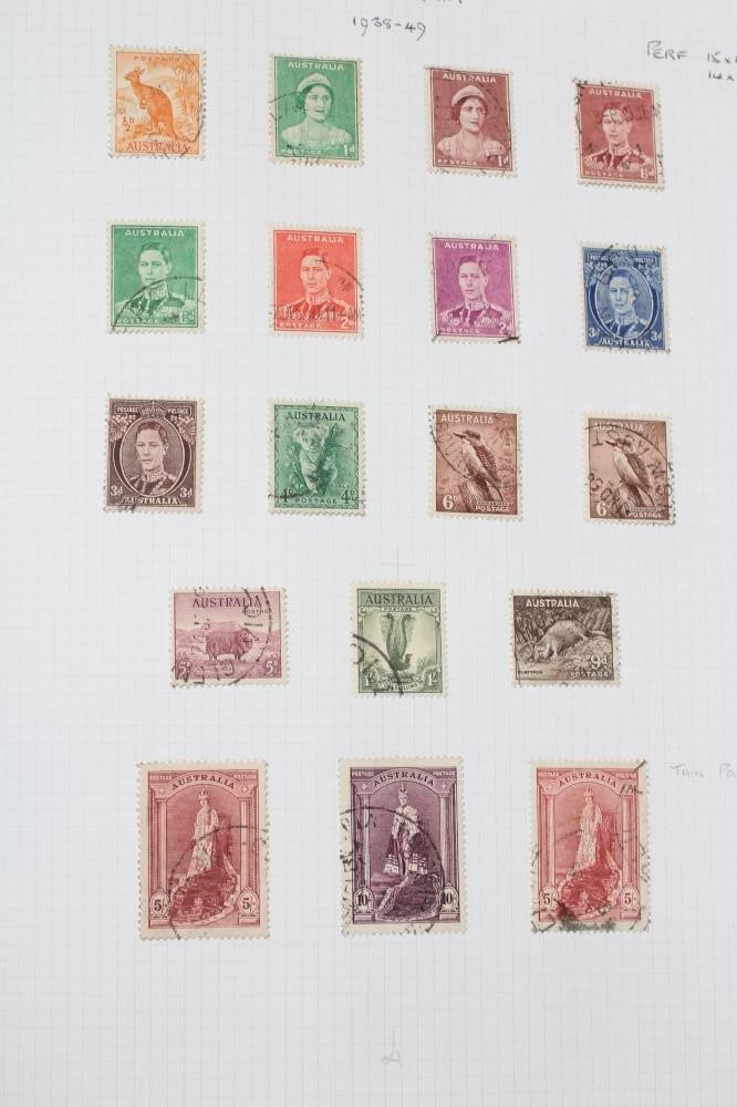 SUPERB COLLECTION OF AUSTRALIAN STAMPS, 1913-46 VALUES TO £1 AND £2, Sydney Harbour Bridge 5/= (Est. Image