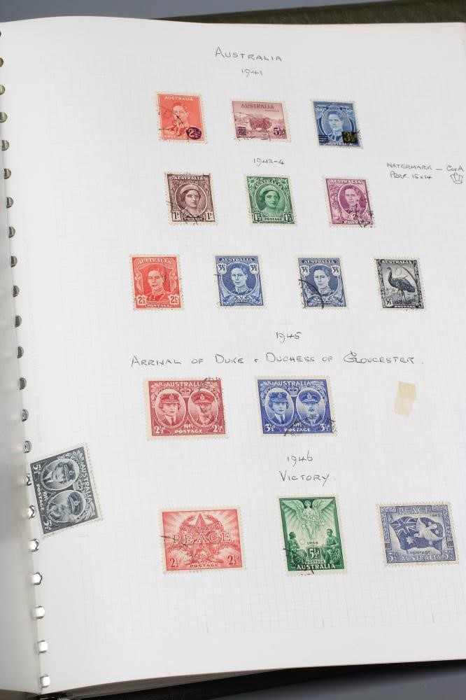 SUPERB COLLECTION OF AUSTRALIAN STAMPS, 1913-46 VALUES TO £1 AND £2, Sydney Harbour Bridge 5/= (Est. Image