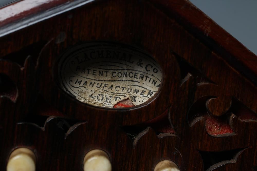 A LACHENAL & CO. CONCERTINA of typical hexagonal form Image